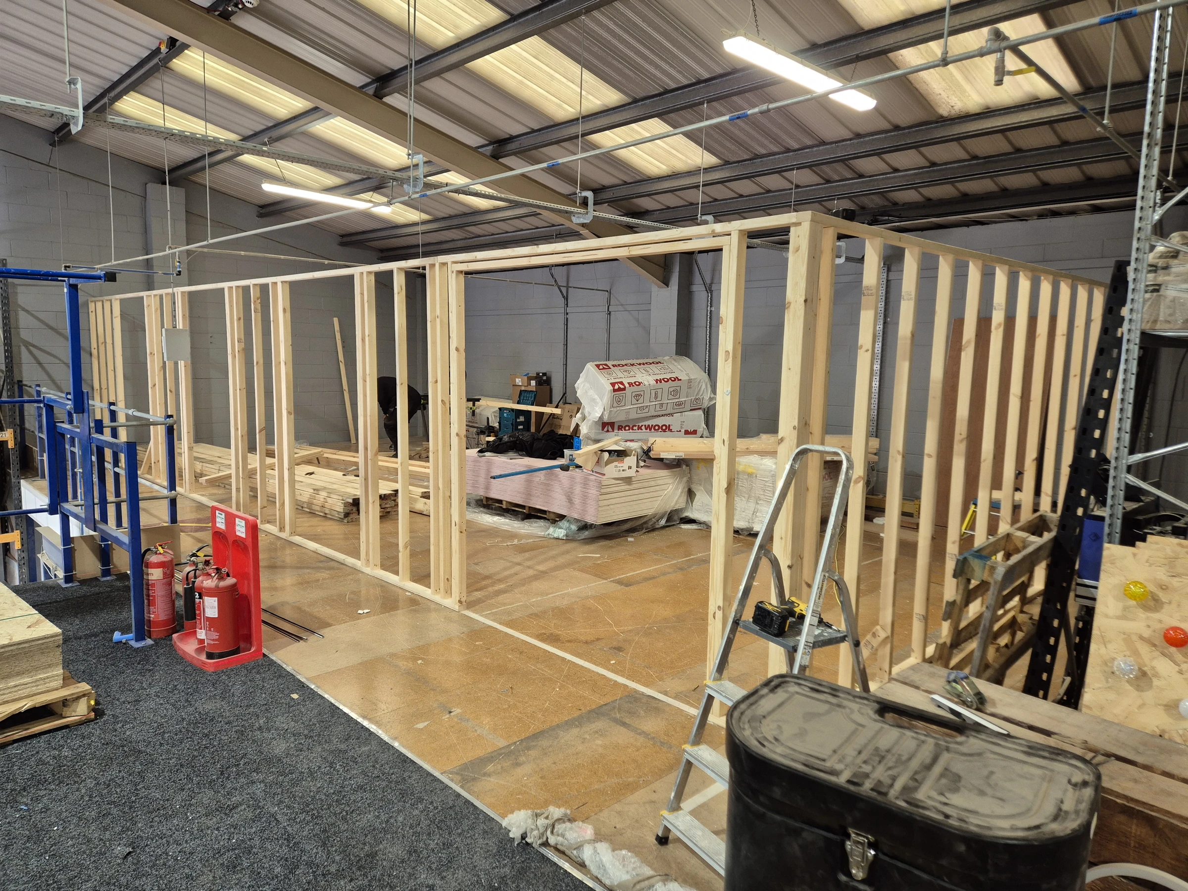 Early canteen timber framing