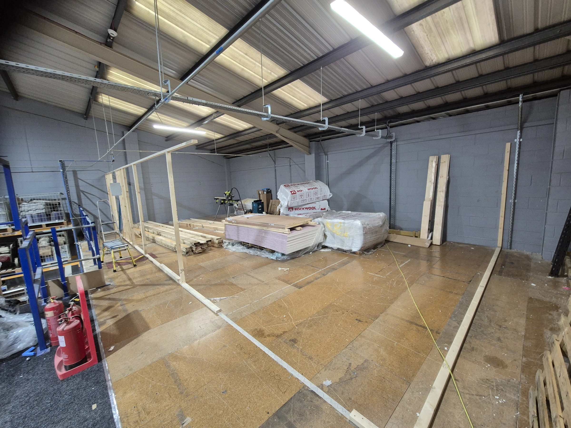 Canteen floor setting out
