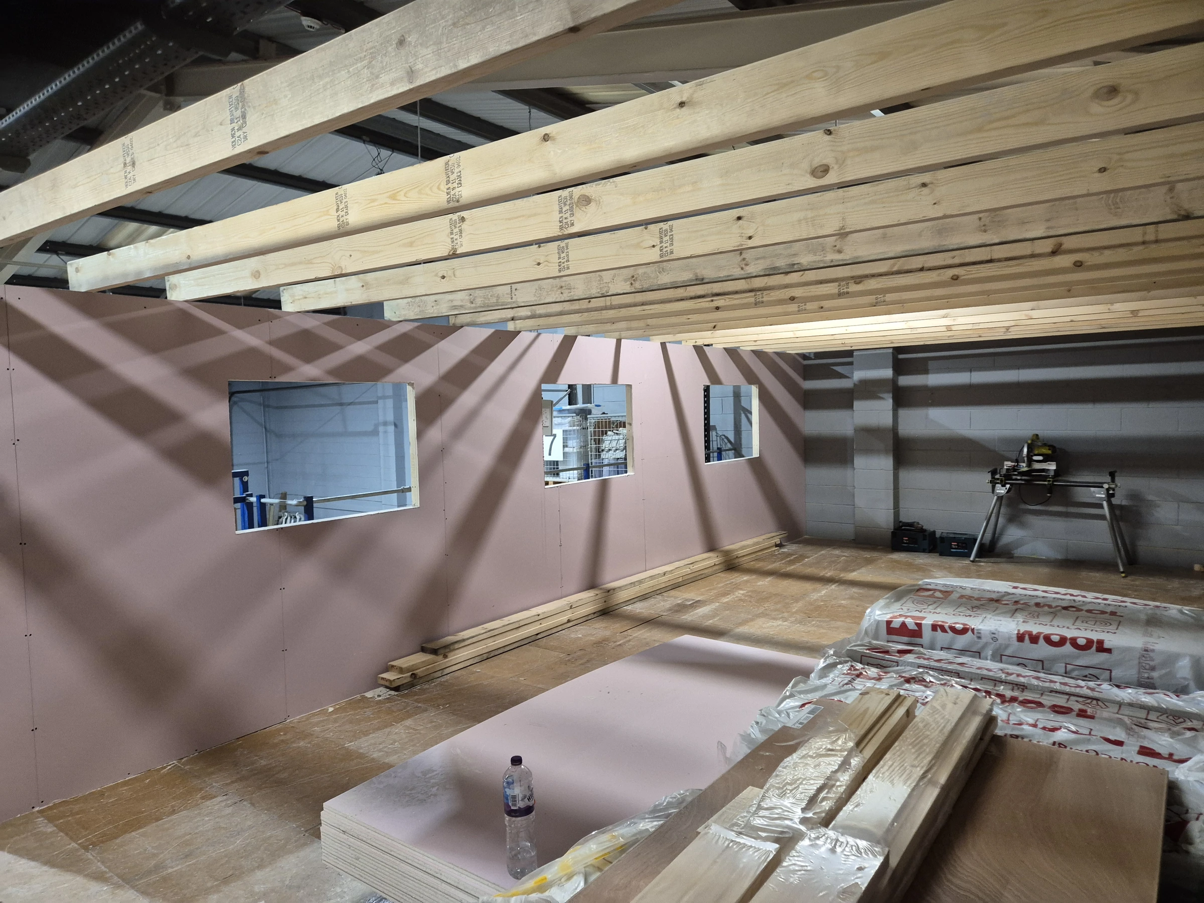 Upper canteen boarding viewed from above