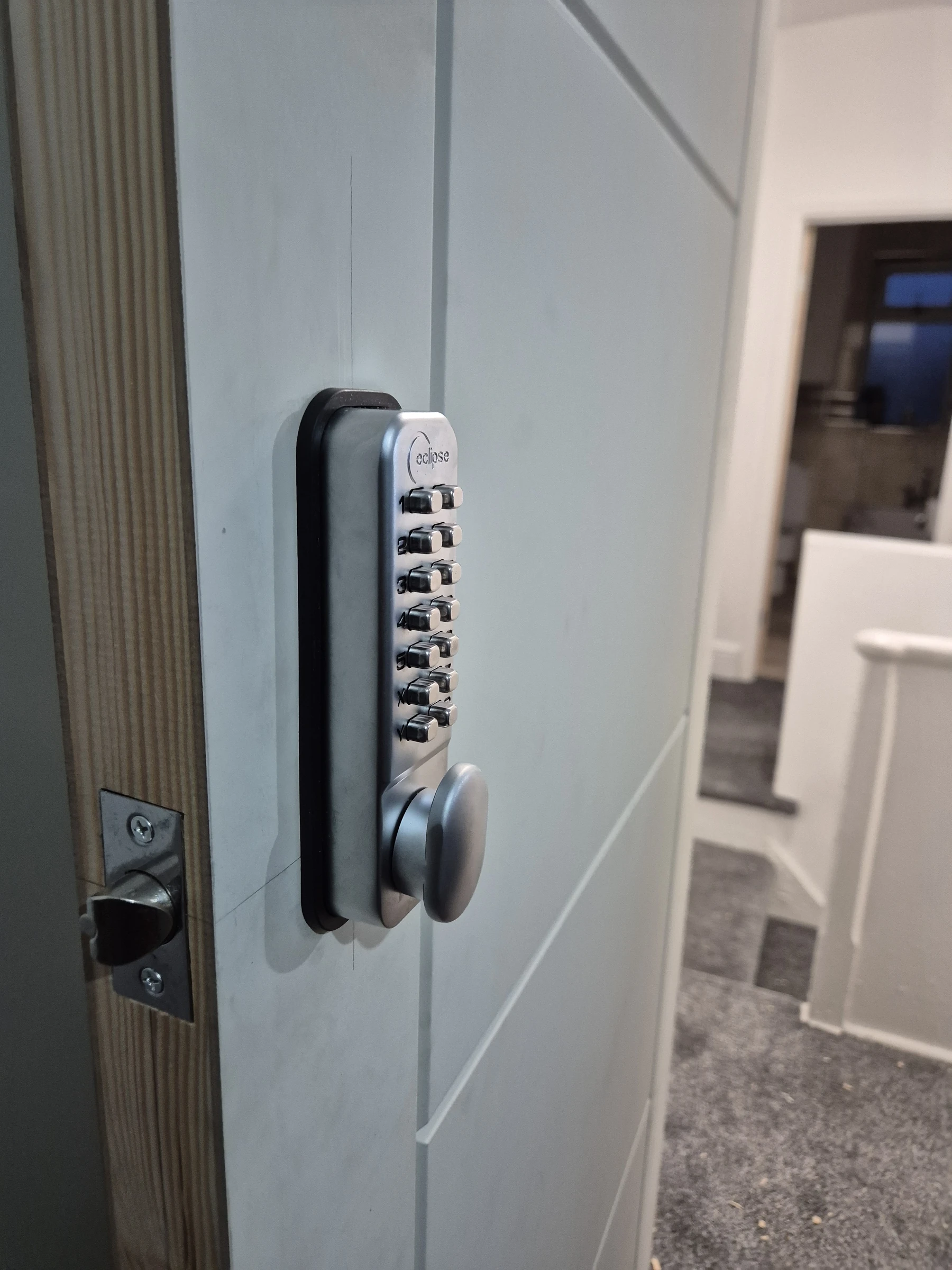 Lock and ironmongery close-up